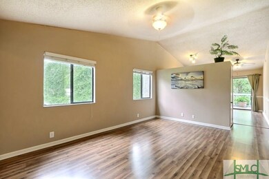 Living Room with new floors.