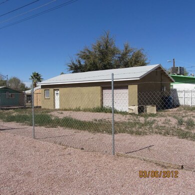 front of property