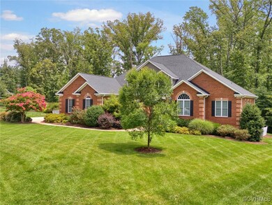 View of front of property with a front lawn