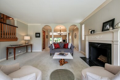 Living Room Flows into Dining Room & Family Room