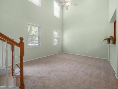 You will love the high ceilings. Kitchen opens to 