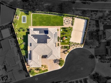 Pool fully permitted for center grass area.