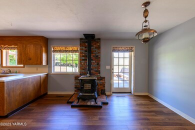 Woodstove/Dining Area