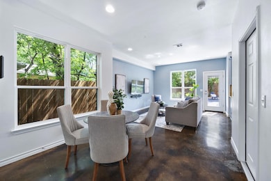 Dining space featuring healthy amount of natural 