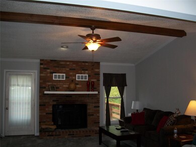 Open vaulted Open vaulted Family Room with wood bu