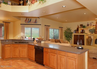 Dream Kitchen Looking Into Great Room