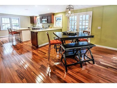 Kitchen. Gleaming Brazilian Hardwood Floors on Mai