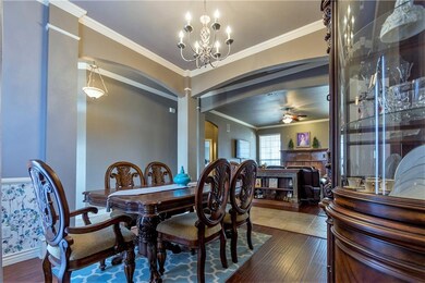 Lots of natural light throughout!  Beautiful wood 
