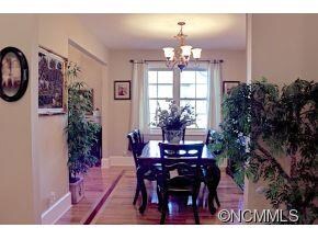 Light and open dining room