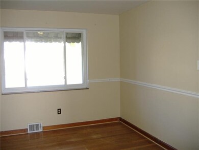 Dining room has HW floors and chair rail.  Newer v
