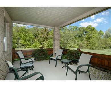 Patio/Deck. Beautiful covered front porch backing 