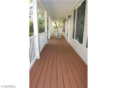 Porch - Full width country porch.