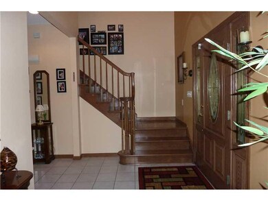 Entry/Foyer. Ceramic tile flooring and beautiful h
