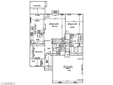 1st Floor Plan - Fantastic open floorplan with lar