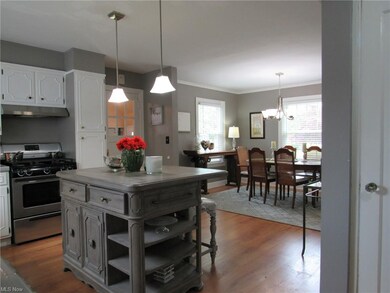 Updated, spacious kitchen with a nice dining area.
