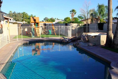 pool with playground