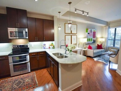 Kitchen featuring light hardwood / wood-style floo