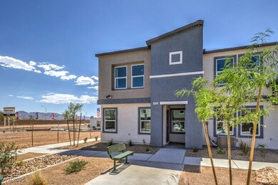 View of front of house with fence, a mountain view