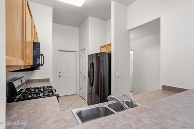 Looking into kitchen