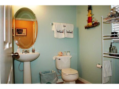 Bathroom. Half bath downstairs.