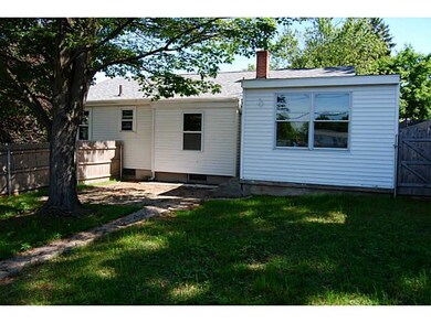 Exterior Back. Back yard is a good size.