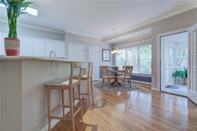 Kitchen from breakfast bar to Dining Artea