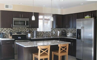 Granite countertops and SS appliances