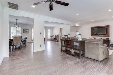 Open concept with tons of natural and custom light
