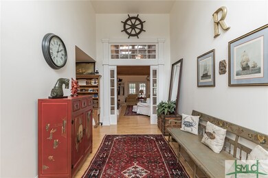 Two story foyer