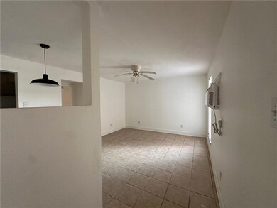 Private entrance to open layout