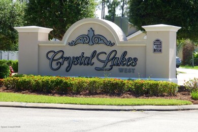 Crystal Lakes Entrance Sign