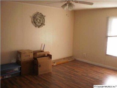 Nice size master bedroom also has laminate flooring