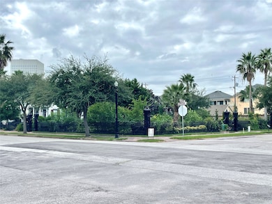 a small park just across the street