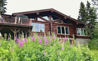 Incredible Log Home with walk-out lower level