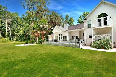 Rear view of home