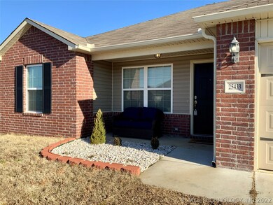 Cute covered front porch.  Front gutters included