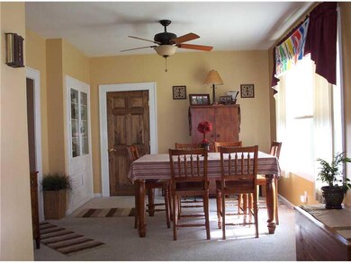 Dining Room. Comfortable dining w/built in china c