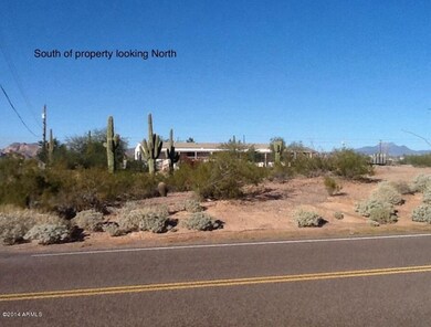 South side of property