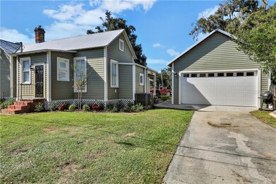 Side Entrance to Home with Detached Garage