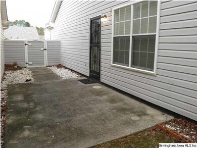 Oversized patio is great spot for grilling or just