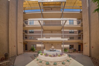 Courtyard to elevater