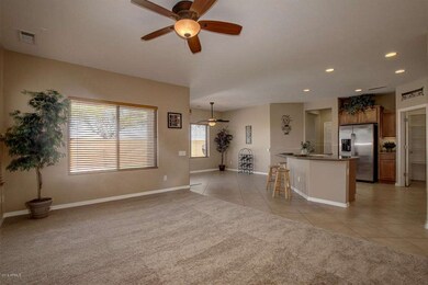 Family room to kitchen