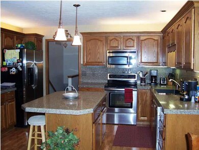 Updated kitchen with island