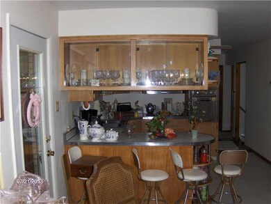 Kitchen. Door off of Dining Room Leads to enclosed