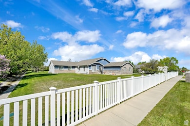 View of front of house featuring stone siding