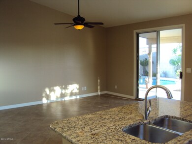 Kitchen View to Family Room