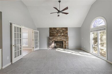 Gorgeous living room with new carpet