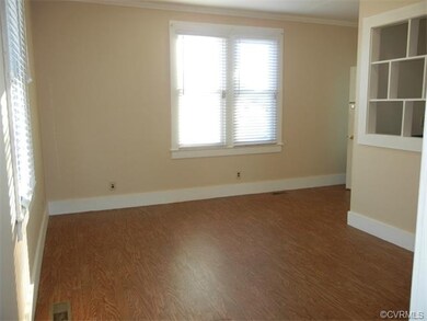 View of family room from bedroom.