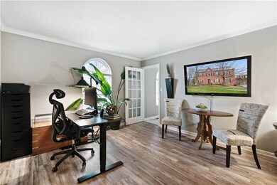 Huge living room/ home office for the at home exec