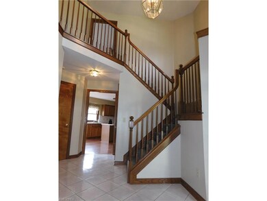 Two story foyer